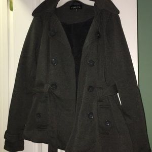 Dark gray coat